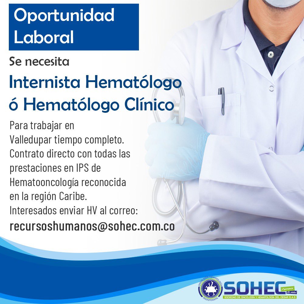 Sociedad de Oncología y Hematología del Cesar SAS tweet media