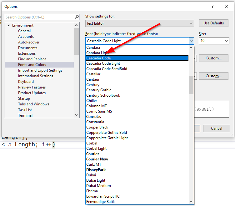 jerrynixon's tweet image. Anybody else trying this? @visualstudio #cascadiacode