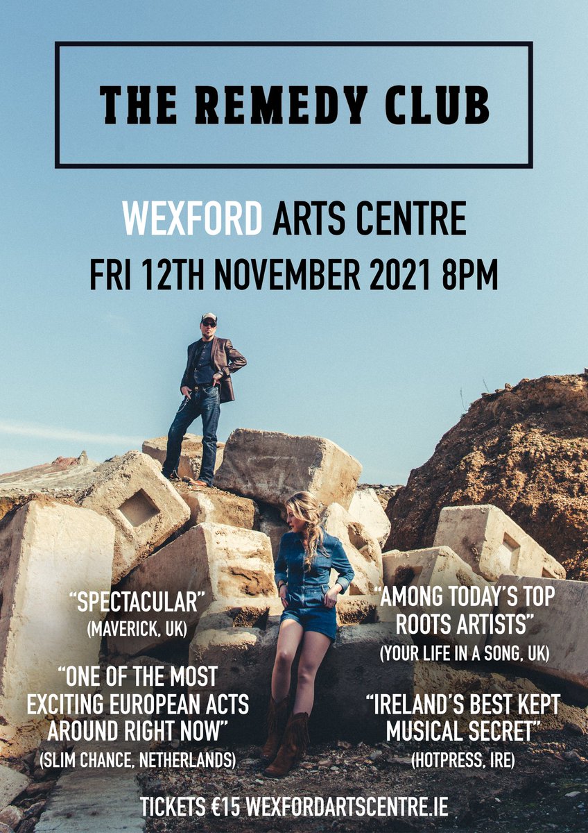 One week to go. Get your tickets! wexfordartscentre.ticketsolve.com/shows/873620982

#wexfordgigs #wexford #acousticduo #harmonies #friday #fridaygigs #whatsoninwexford @Liveinwexford @wexfordarts @wexford