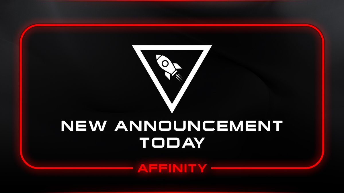 AffinityDefi's tweet photo. Don't forget to join in on the #AffinityFridays Twitter Space tonight at 8:30pm ET! Lot's of updates and BIG news announcement you won't want to miss!!π₯
#Affinity #ToAffinityAndBeyond #defi #altcoin #ADA #BUSD #BNB #BSC #BSCGem #BSCGems #crypto https://t.co/iQTEg8hJLW