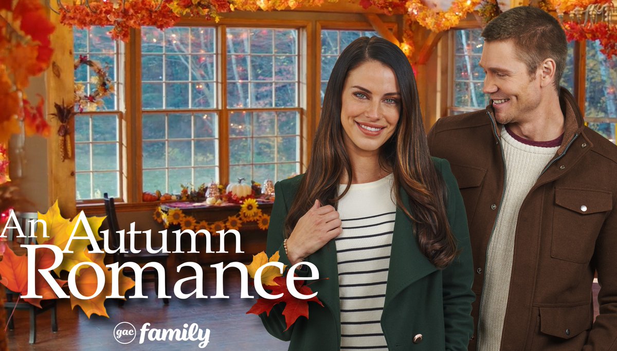 GAfamilyTV's tweet photo. Fans have been asking for an encore presentation of #AnAutumnRomance, so we're delivering! Watch Sat., Nov. 6, at 10amET/7amPT! π @jessicalowndes @ChadMMurray #StoriesWellTold #GACfamilyTV https://t.co/aAf6uSKu7p