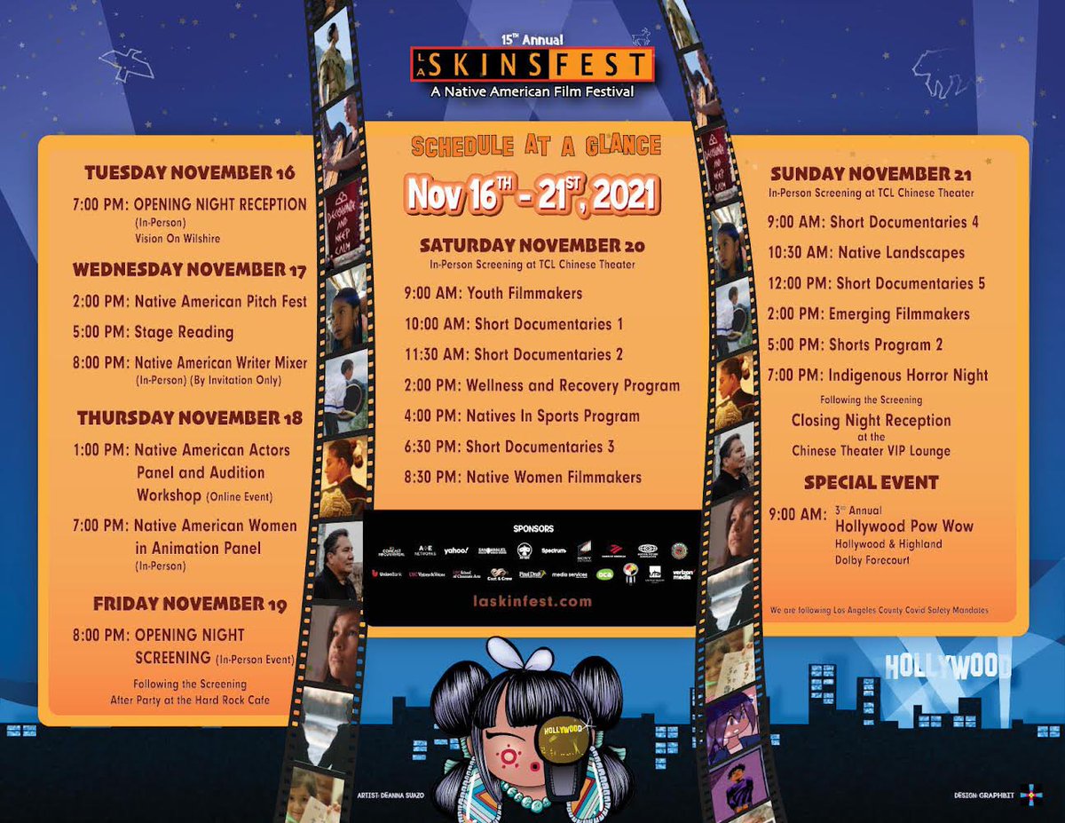 The schedule for LA SKINS FEST is now up! Keep following for more updates on our programs — we’re already so excited to see you all again IN PERSON!

More info at laskinsfest.com 👏👏👏