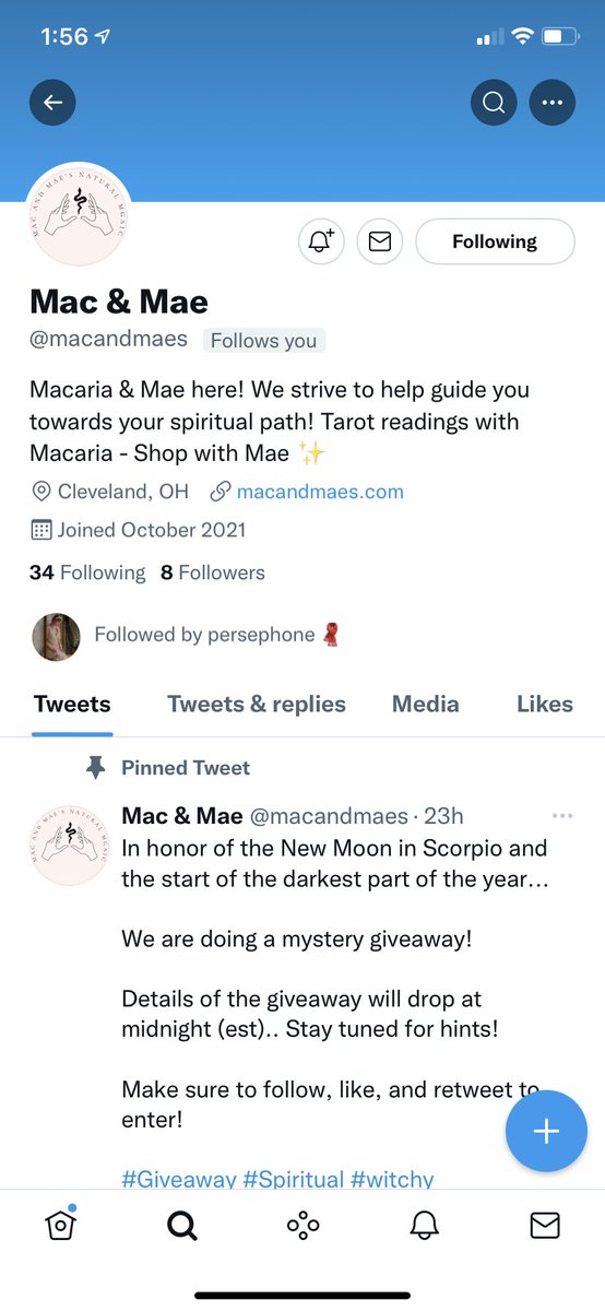 lWATCHTHEBEES's tweet photo. PLEASE FOLLOW THIS ACCOUNT!!!! If you’re looking for tarot readings it’s a great place to start, i could not recommend more, literally the most talented witches i’ve ever met. I usually don’t promote shit but like, i promise its worth it. https://t.co/XLQFhdmng6