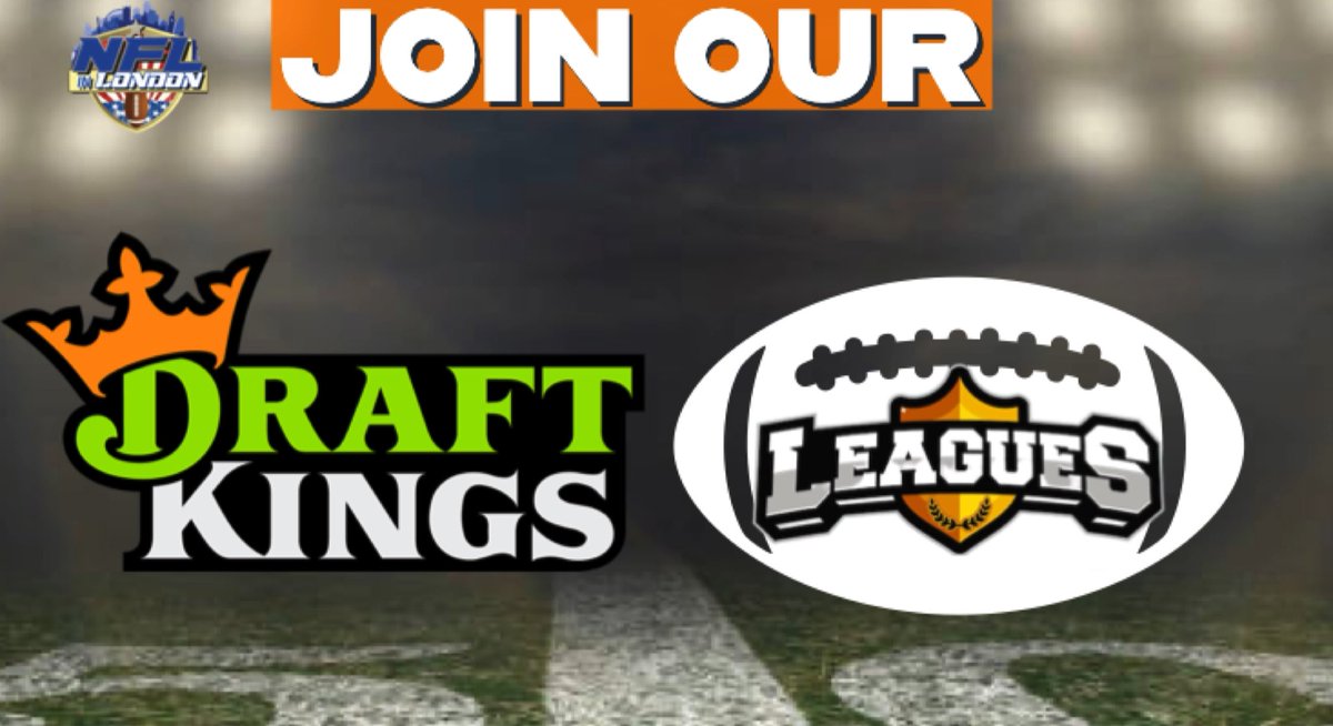 nflinlondon's tweet photo. Join our Draftkings league &amp; play along every Sunday #nfl #DraftKings #dkuk https://t.co/owxkXnyFTl https://t.co/LUzilkla8O