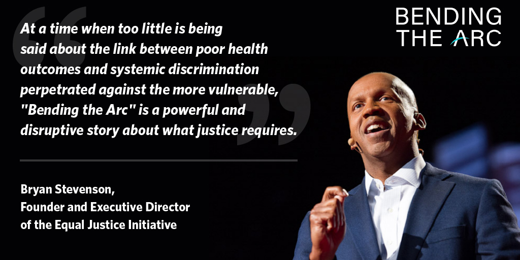 Bending the Arc is a powerful and disruptive story about what justice requires." -Brian Stevenson, <a href="/eji_org/">Equal Justice Initiative</a> Founder, and <a href="/PIH/">Partners In Health</a> Board Member. 

Check out the graphic to see more of what Brian had to say, also #BTAfilm is out on Netflix now, check it out and give it a thumbs up!