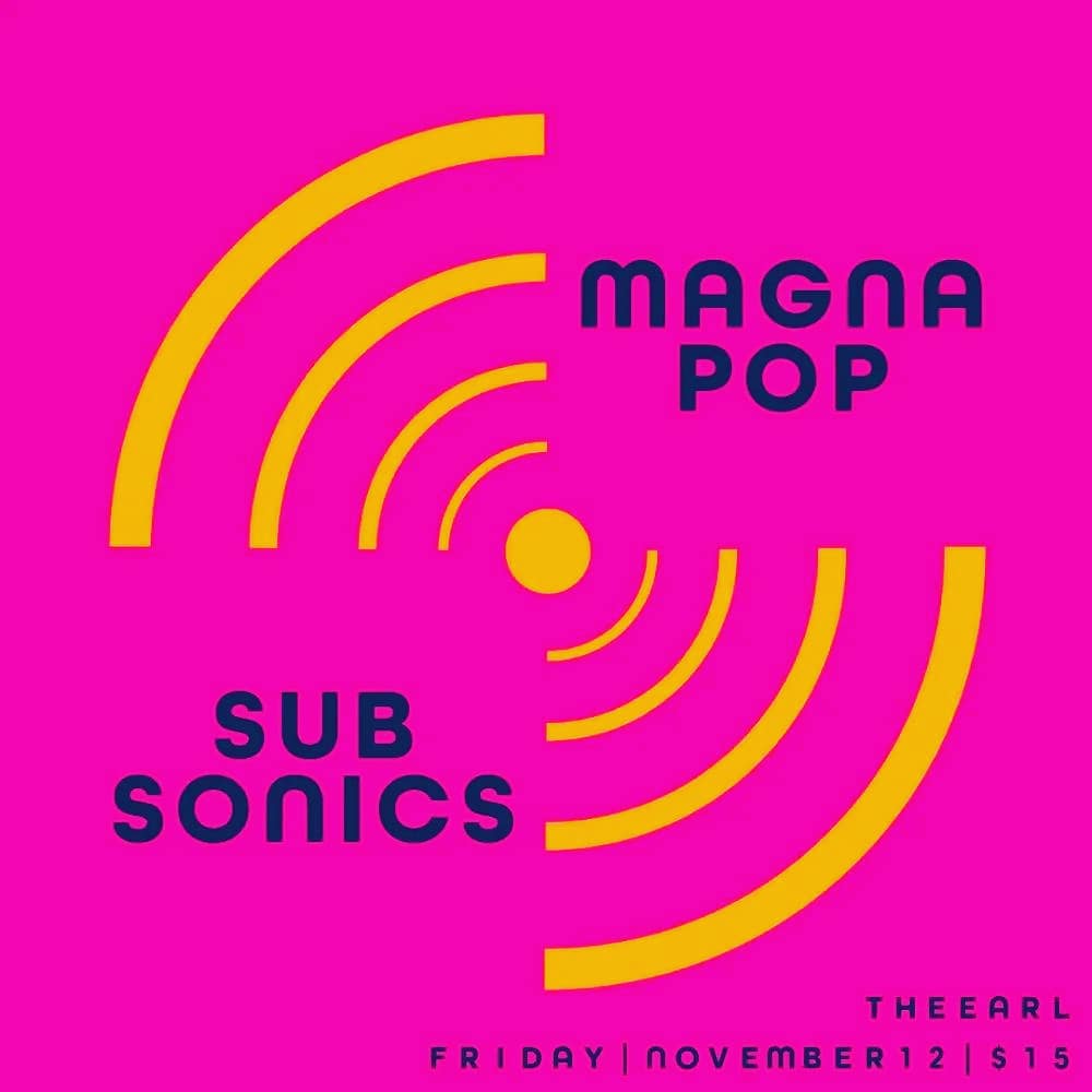 SlovenlyRecs's tweet photo. Thee first Subsonics show in two years!
Friday | November 12 | 8:00 pm | $15 | The Earl ATL
#subsonics #magnapop #theearlatlanta https://t.co/c1qVXZtETY