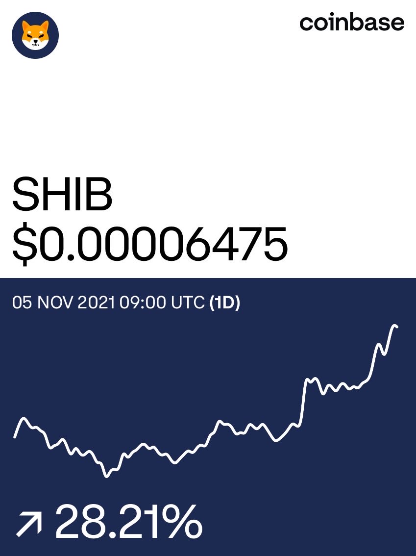 RealCrashBenzie's tweet photo. SHIBA INU on @Coinbase: https://t.co/rSeOKNP4YT #shiba #crypto 🎵smoke shiba shiba, smoke shiba shiba🎵 https://t.co/n3OHvyKezz