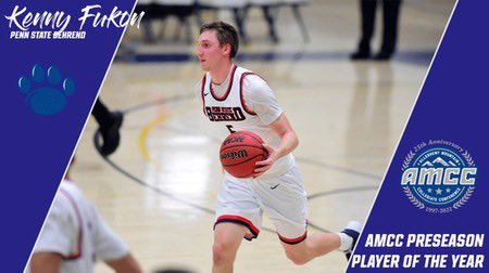 Shoutout to our guy <a href="/Kenny_fukon/">Kenny Fukon</a> for being named AMCC preseason player of the year! Big things in store for him this season!