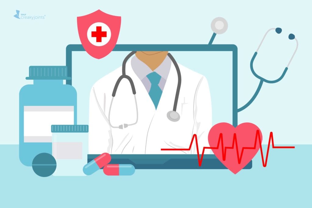 CreakyJoints's tweet photo. Could virtual care help #fatigue? It’s possible. A UK study found #rheumatic patients who got #CognitiveBehavioral + personalized exercise sessions via phone (up to 7 sessions over 14 weeks) saw improvements in fatigue, sleep, and more compared to those who got usual care. #ACR21 https://t.co/INXWPCZeWh