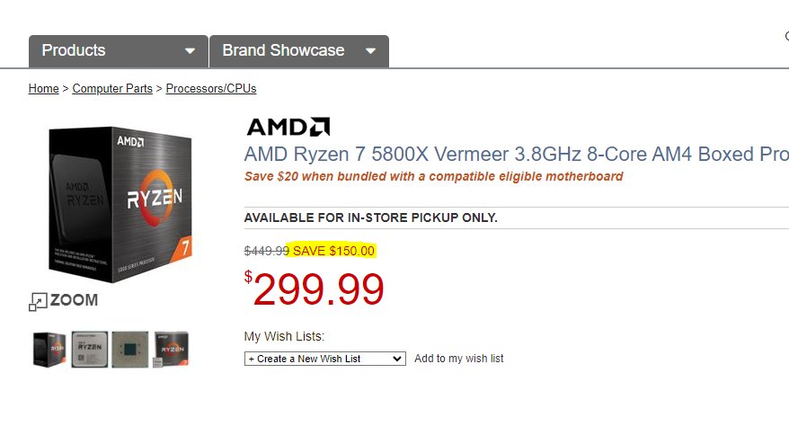 LinusTech's tweet photo. That Intel-flavoured Ryzen discount didn't take long https://t.co/dGObUVOEZz