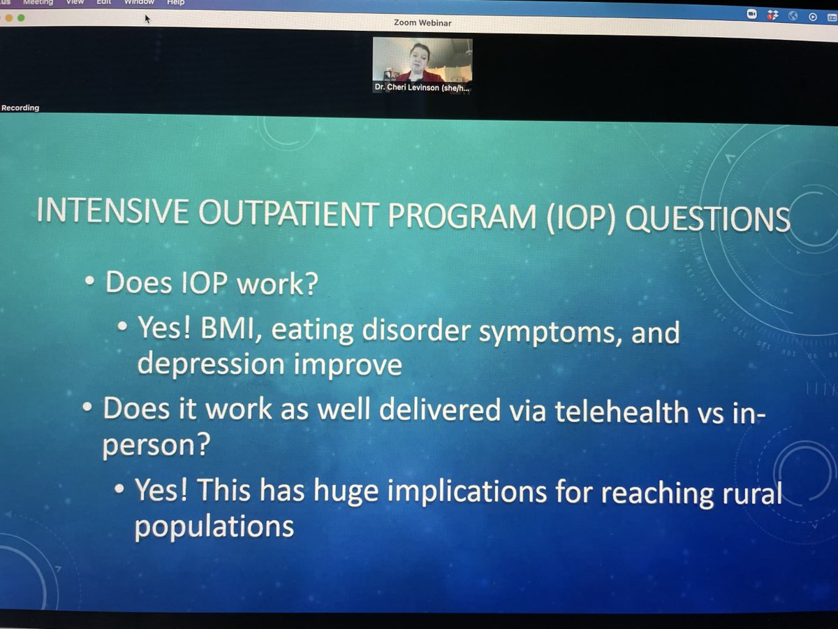 uofleatlab's tweet photo. Our very own @CheriLev gave her first keynote today at the 15th annual @uofl Depression Center Conference! Dr. Levinson shared some of our work on increasing access to #eatingdisorder treatment (@CED_Louisville), relapse prevention, &amp; personalized treatment for eating disorders! https://t.co/rN3lBamq1K