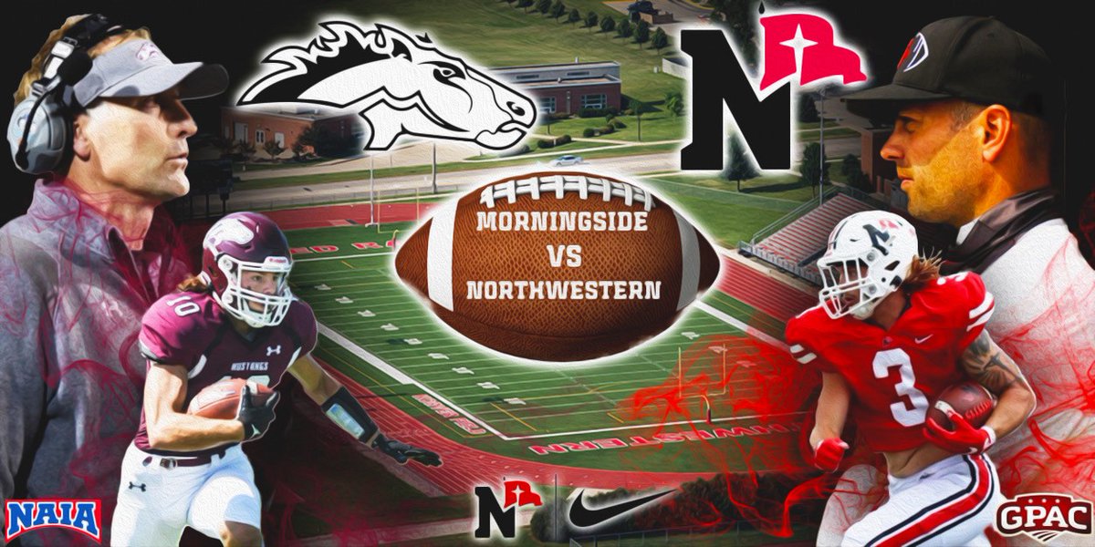 nwcraiders's tweet photo. GAME DAY! 🏈

𝙉𝙊. 2️⃣ 𝙫𝙨. 𝙉𝙊. 3️⃣

🆚: (No. 3) Morningside
📍: Orange City, Iowa
⏰: 1:00 PM
📊: https://t.co/OX0YilQQZ0
🖥: https://t.co/PmxtkvY8cL

#RaidersStandOut | @nwc_fb https://t.co/ADce43pKD6