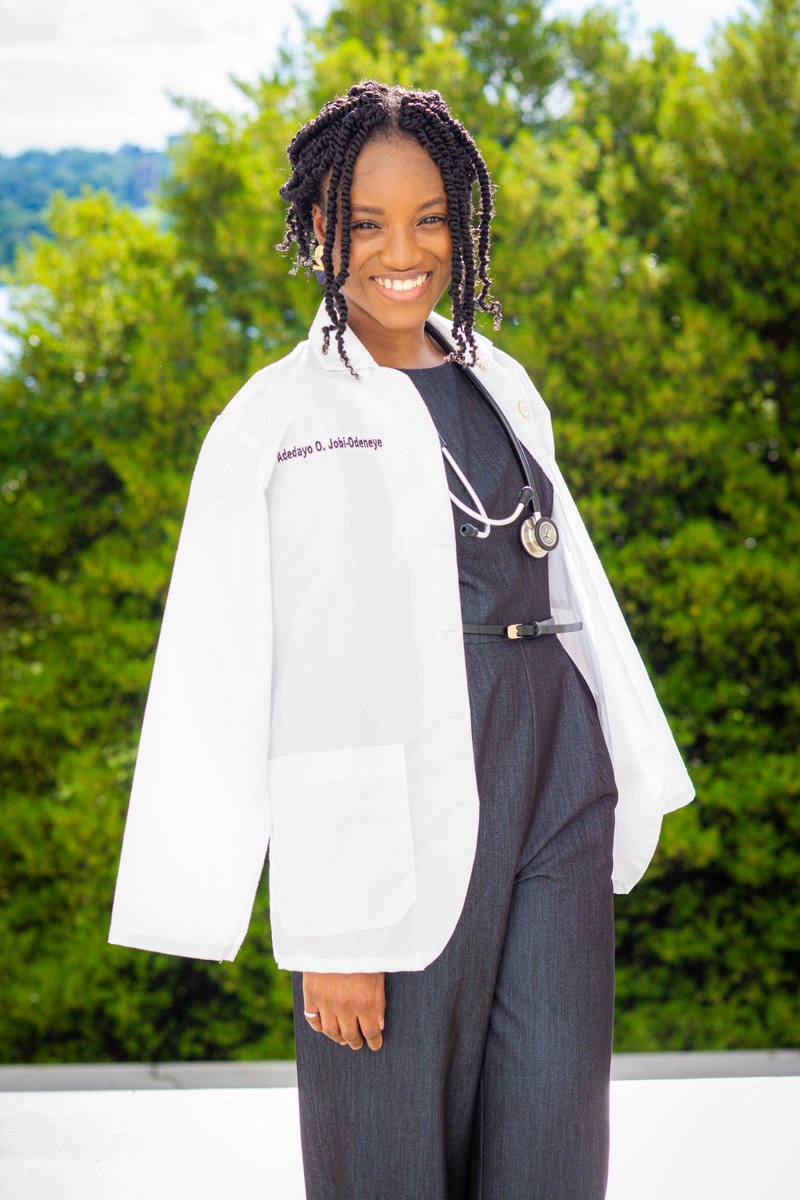 RossMedSchool's tweet photo. “I want to be part of a movement for change in the healthcare system to mitigate accessibility issues in healthcare. It’s the reason why I wear the white coat.” says #RUSM student @ade_diode who is passionate about global public health &amp; health equity.
https://t.co/qGlb9GiKB7 https://t.co/cpLVrzbbR5
