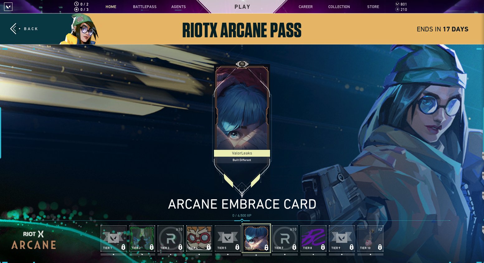 Mike Valorant Leaks & Info on Twitter: "The Arcane free pass and