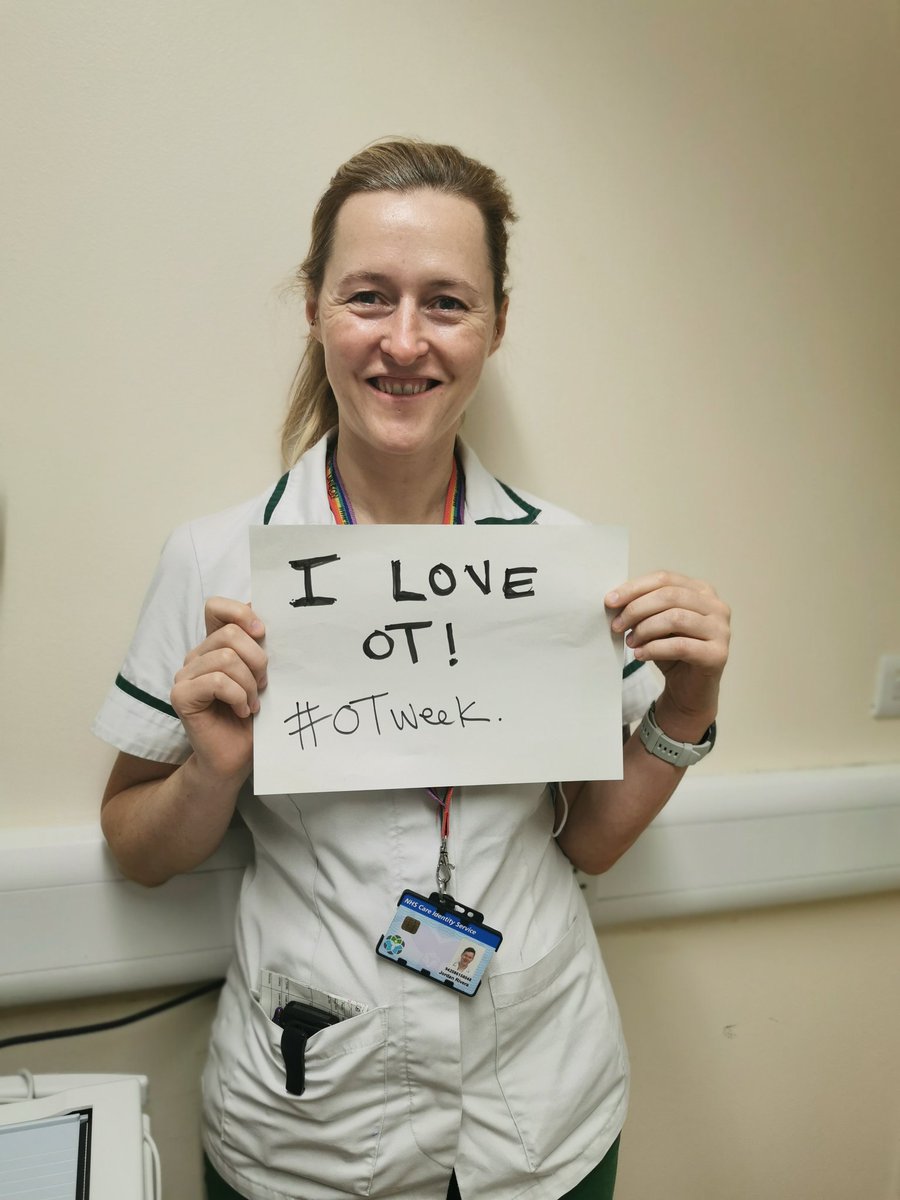 EldersHuh's tweet photo. Here is Jordan, one of our OTs on the Elderly Care Unit. She spent time today handing over care guidelines for a dear patient leaving us today for a nursing home. #clientcentredness #qualityoflife #elderlycare #OTweek2021 https://t.co/vFNVVwTsWS