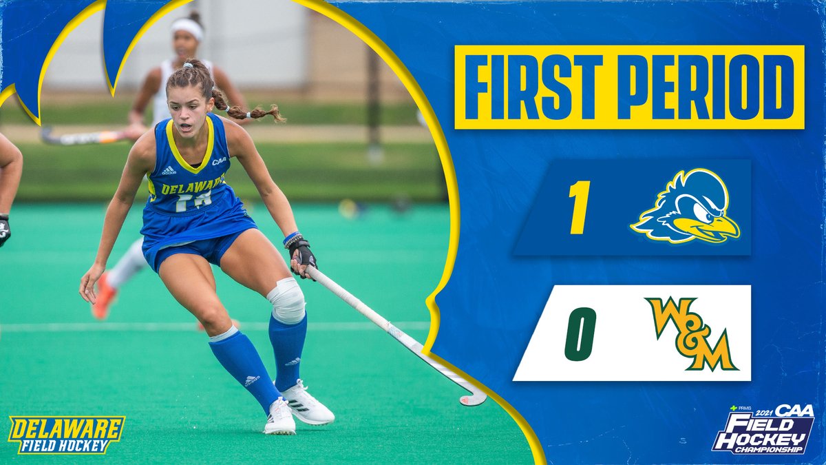 End 1st | We have a one-goal lead! #BlueHens 🏑