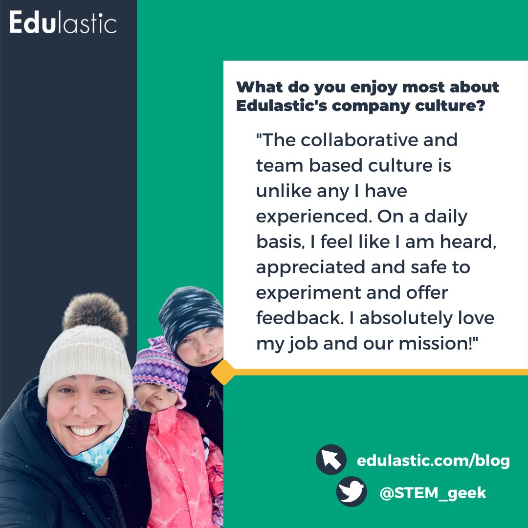 Edulastic's tweet photo. Meet Charlene (@STEM_geek)! 👋 She's an Account Executive from Oregon who can answer virtually any Edulastic question. 

Fun fact: Charlene was formerly a chemistry and math teacher! #STEMchat

1⃣ Give her a follow!
2⃣ Check out her pro tips here: https://t.co/GxOJ5ADd63 https://t.co/QHYmCimMKl