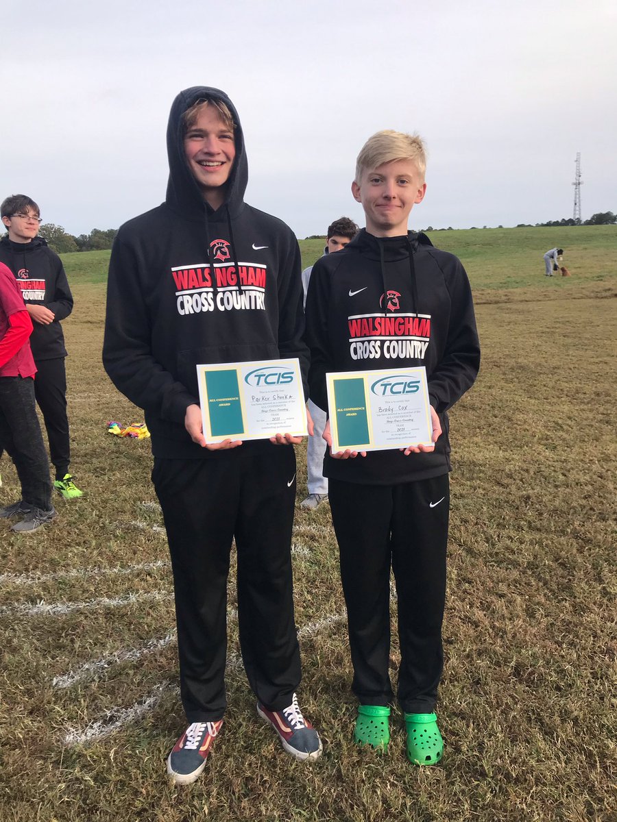 WATrojan's tweet photo. Brody Cox (3rd place) and Parker Shonka (4th) earned All-TCIS honors! Great job Trojans! https://t.co/cx4AvfY4JG