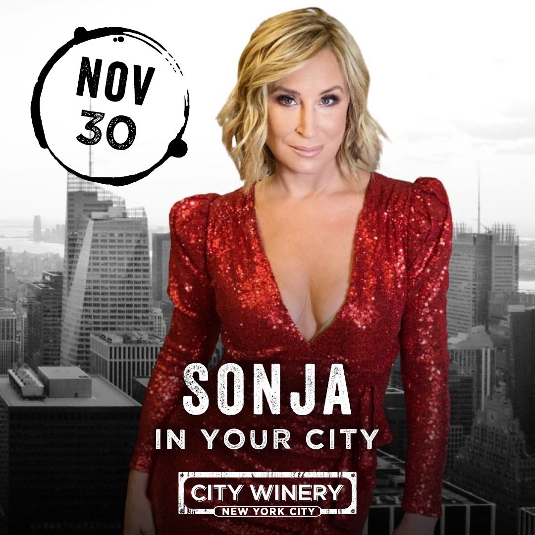 Imma comin home #NYC Bigger venue just 4 YOU 🥰 Pls book early b4 soldout citywinery.com/newyork/Online… #SonjaInYourCity #comedy <a href="/CityWineryNYC/">City Winery</a> <a href="/SonjaMorganNY/">SONJA By Sonja Morgan</a> 👗 @caromakeuptime 💄 <a href="/carolynedavis/">Carolyn Elizabeth Davis</a> <a href="/C_Stanbury/">Caroline Stanbury</a> <a href="/MargaretJosephs/">Margaret Josephs</a> <a href="/OnAirJake/">jakey</a> <a href="/1VAN10_/">IVÁN</a> <a href="/iamsampezz/">Sam Pezz.</a> <a href="/BrianJMoylan/">Dame Brian Moylan</a> <a href="/etnow/">Entertainment Tonight</a>