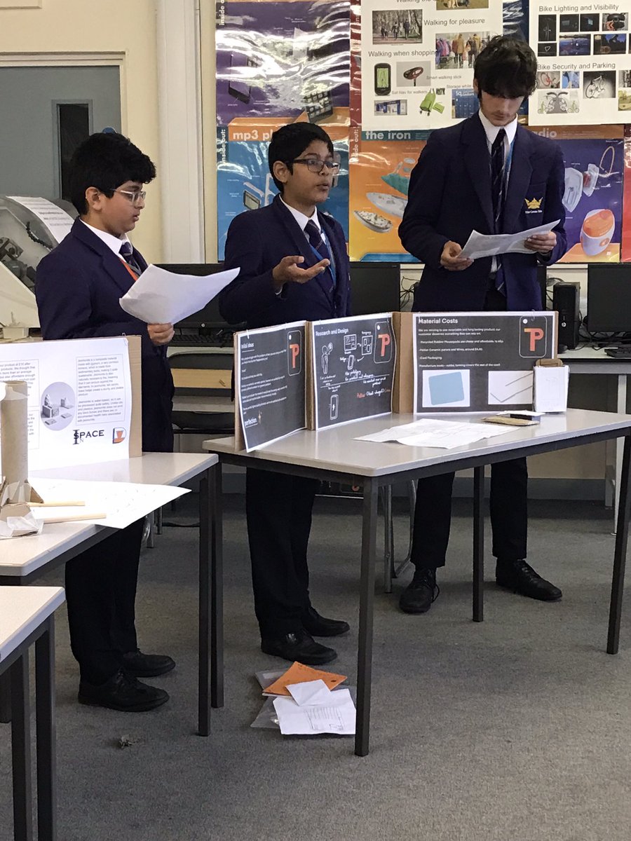 CRGS_Technology's tweet photo. @DesignMuseum Design Ventura 2021 at CRGS. Keen and enthusiastic Year 9 design students have been displaying their creativity and entrepreneurship over the past 2 weeks. The winning team will be judged from the 5 shortlisted products next week. https://t.co/dTfKHsxMML