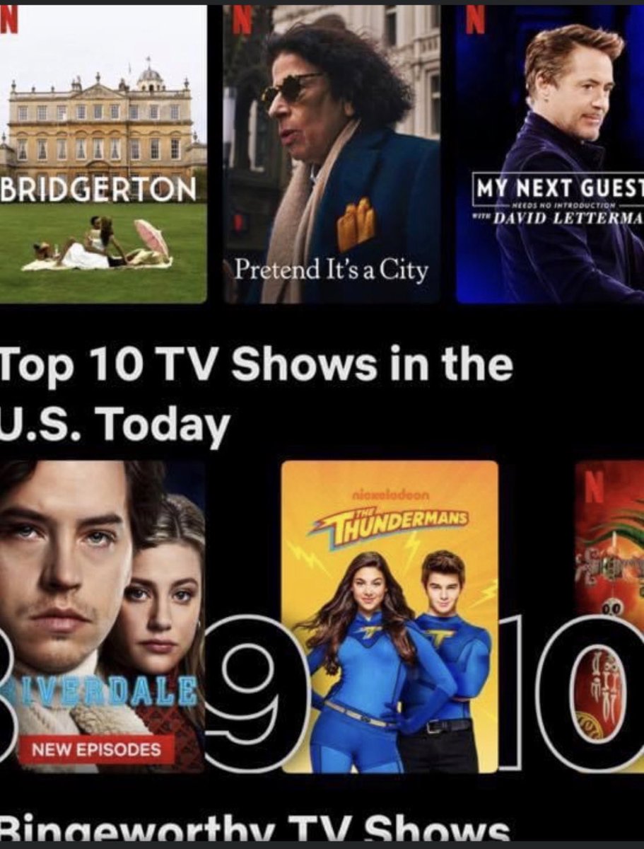yooo thundermans is top 10 on <a href="/netflix/">Netflix</a> today?! that’s crazy. luv u guys 💙