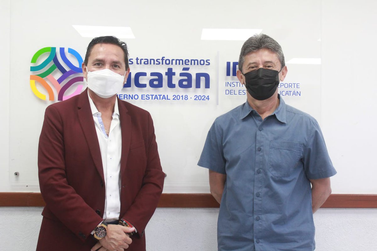 femextkdoficial's tweet photo. El presidente de la #FMTKD, Raymundo González, sostuvo una reunión de proyectos con el director del Instituto del Deporte del Estado de Yucatán, Carlos Sáenz. #Taekwondo https://t.co/VWrTBcscxn