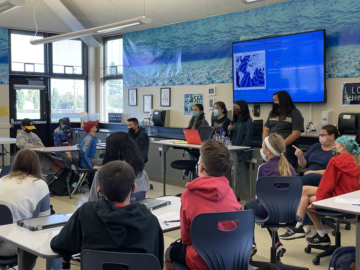 Dynamic student learning happening <a href="/DartmouthMS/">DMS Eagles</a> today. Lots of writing reflection and students sharing their knowledge and new understanding. #dmseagles #usdlearns <a href="/MartinoRandy/">Randy Martino</a> <a href="/cristaleamons/">Crista Leamons</a>