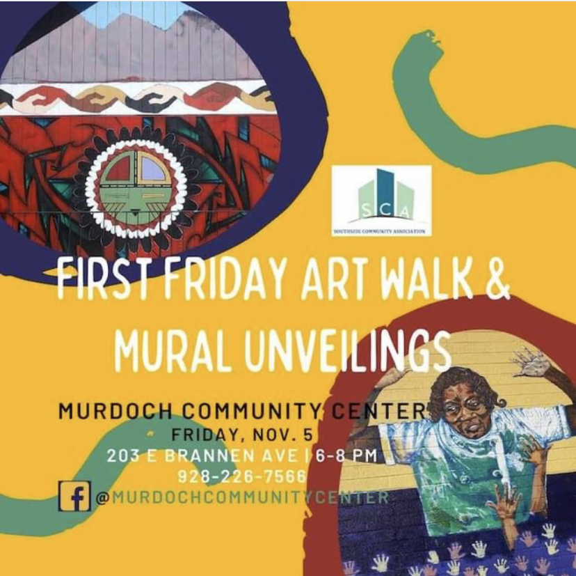 #FlagstaffHappenings
First Friday Art Walk + Cleo Murdoch mural unveiling!
🗓️ Nov 5th
📍Murdoch Community Center
⌚6-8 pm
