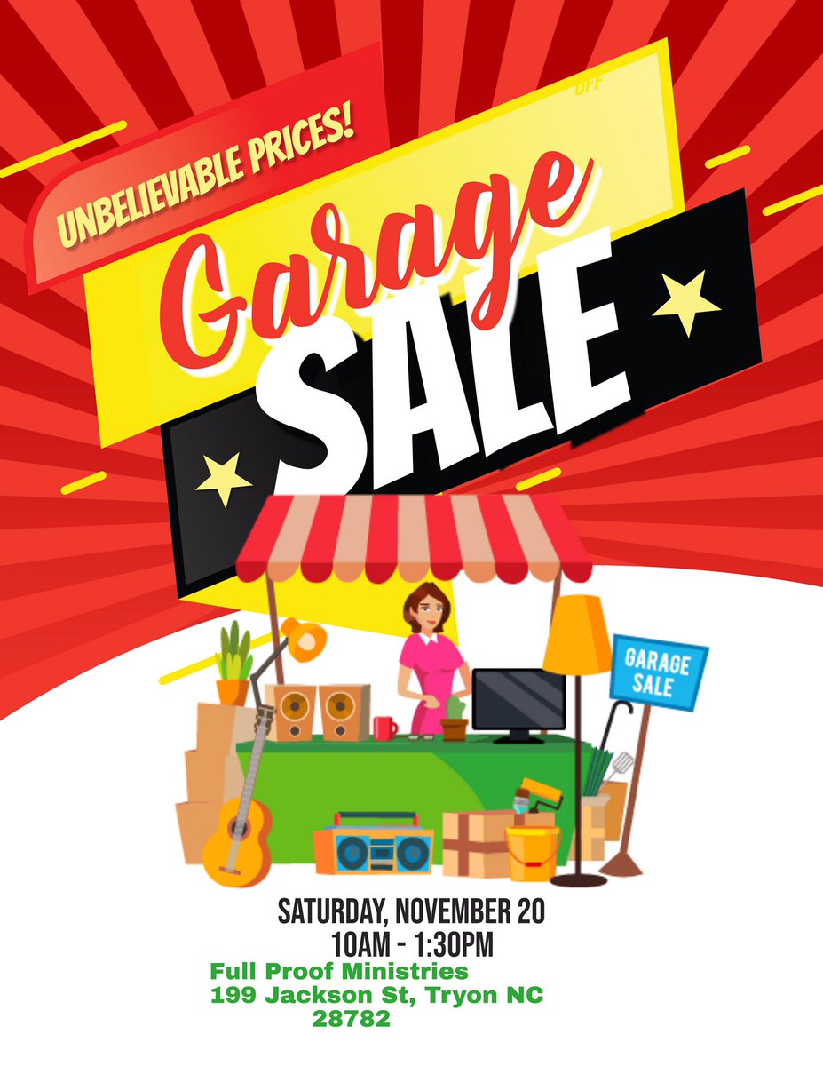 suberbrown's tweet photo. Garage sale. Be there or be square. #sales #garage https://t.co/l96kVT5fnz