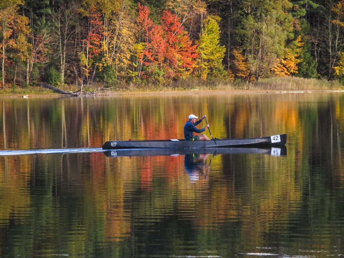 ncpr's tweet photo. Paddler on Moreau Lake. Jeff Tabor, Queensbury NY. NCPR's Photo of the Day (https://t.co/KY9wYatc2h #ncprpotd) is supported by NoCo Homestead https://t.co/rHDF84AVzw
