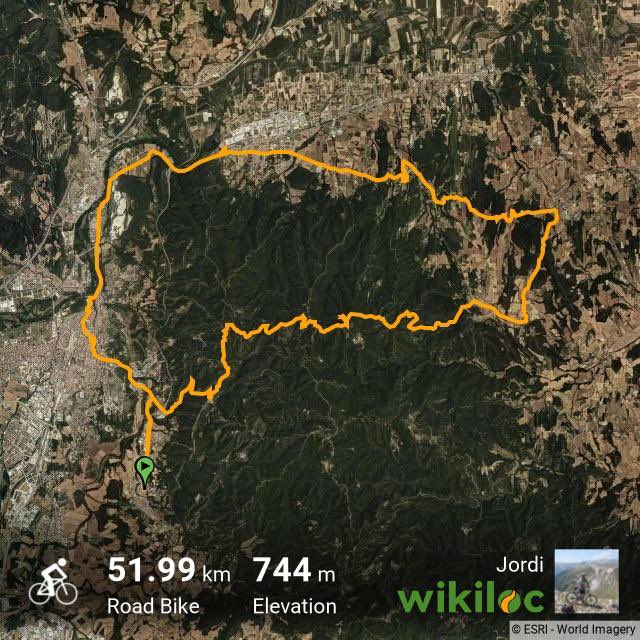 Desde hace 10 años que en <a href="/wikiloc/">Wikiloc</a> empezamos nuestra reunión de consejo con <a href="/ramot/">Jordi Ramot</a> encima de la bicicleta. Hoy esta ruta ha sido maravillosa. wikiloc.com/cycling-trails…