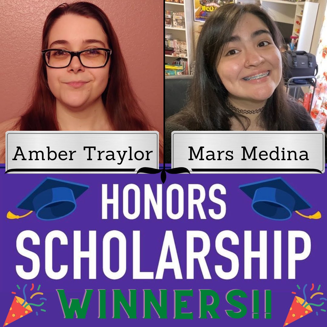 HSO_ACC's tweet photo. Winners of the 1st Honors Scholarship: (the HSO’s own) Amber Traylor &amp; Mars Medina 🎉 🎉                                               

Let’s hear it for Amber and Mars! 

#acchonors #accdistrict #accriverbats #honorsscholarship #honorsscholars #success #scholarhip #iamacc https://t.co/hcTgUaUg8V