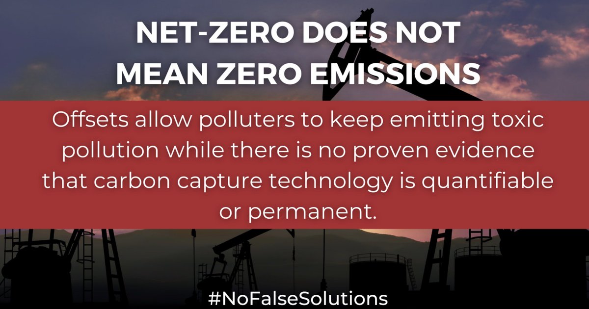 FNCDialogue's tweet photo. Once released, carbon stays in our oceans, atmosphere, and soil, and no amount of forest credits can “offset” it. Learn more about false solutions. #OffsetsOffTheTable 
#KeepItInTheGround
#NoFalseSolutions
https://t.co/P7sU06lx3U https://t.co/HtYCf63wU3