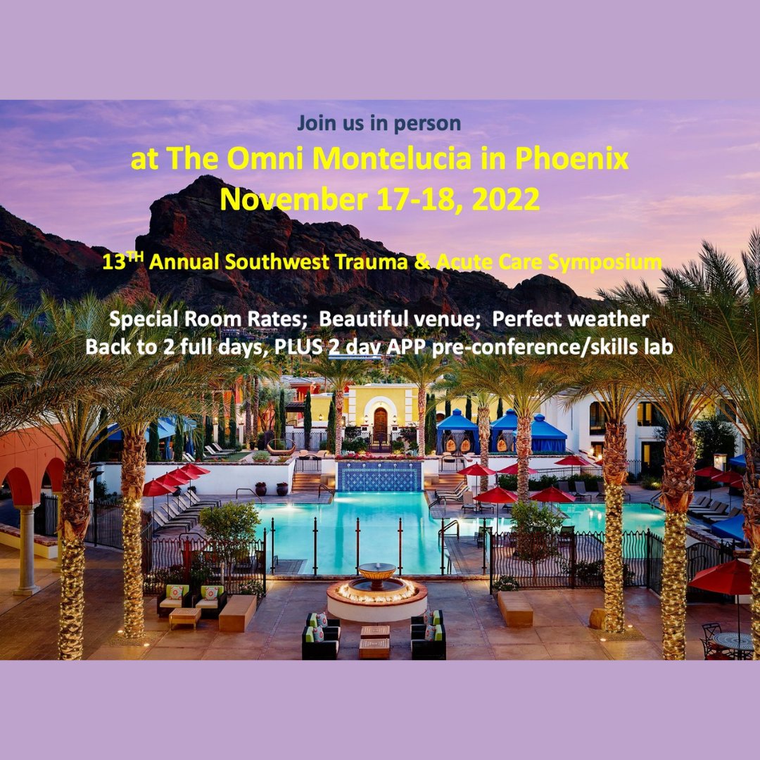 Arizona Trauma Association tweet media