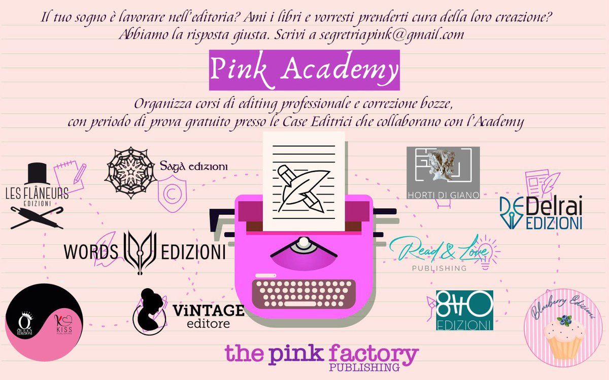 The_PinkAcademy's tweet photo. Scopri i corsi della Pink Academy https://t.co/Lf27UyrdYs