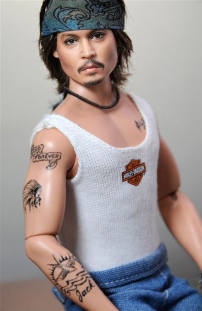 JeneBete's tweet photo. I want a Kehnny Depp doll!!!! 
#Barbie #Ken 
#JohnnyDepp https://t.co/JQcBOBmoiD