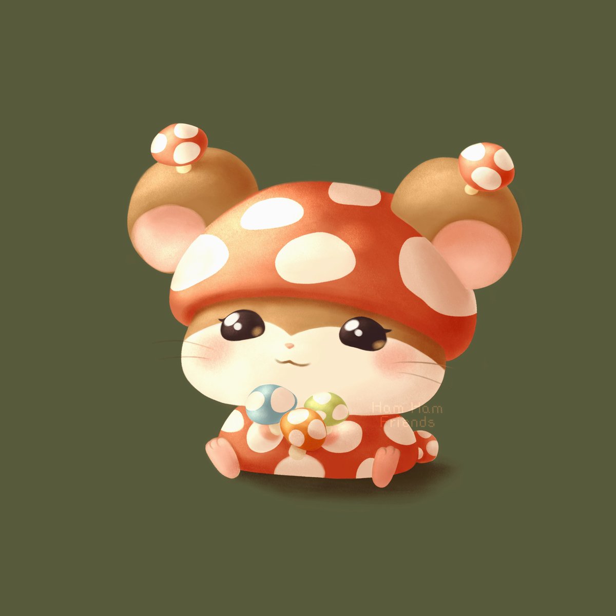 friends_ham's tweet photo. C h a m p i o n i 🍄🍂
#hamtaro #hamtarofanart #procreateart https://t.co/RiDdPEdes0