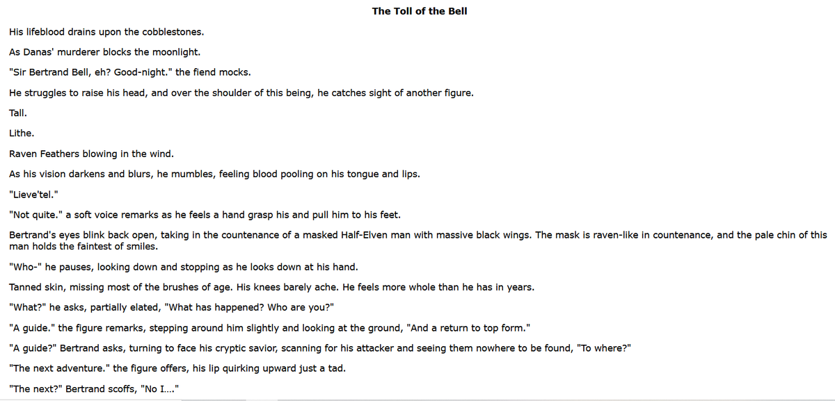 DamontEvermore's tweet photo. Man, @WillingBlam and @matthewmercer had me feeling some kind of way after last night. I had to sit down and write this. Hope anyone who sees it enjoys. Also shout out to @VoiceOfOBrien. #CriticalRoleSpoilers #CriticalRole #criticalrolefanart https://t.co/MOL6w9RPc2