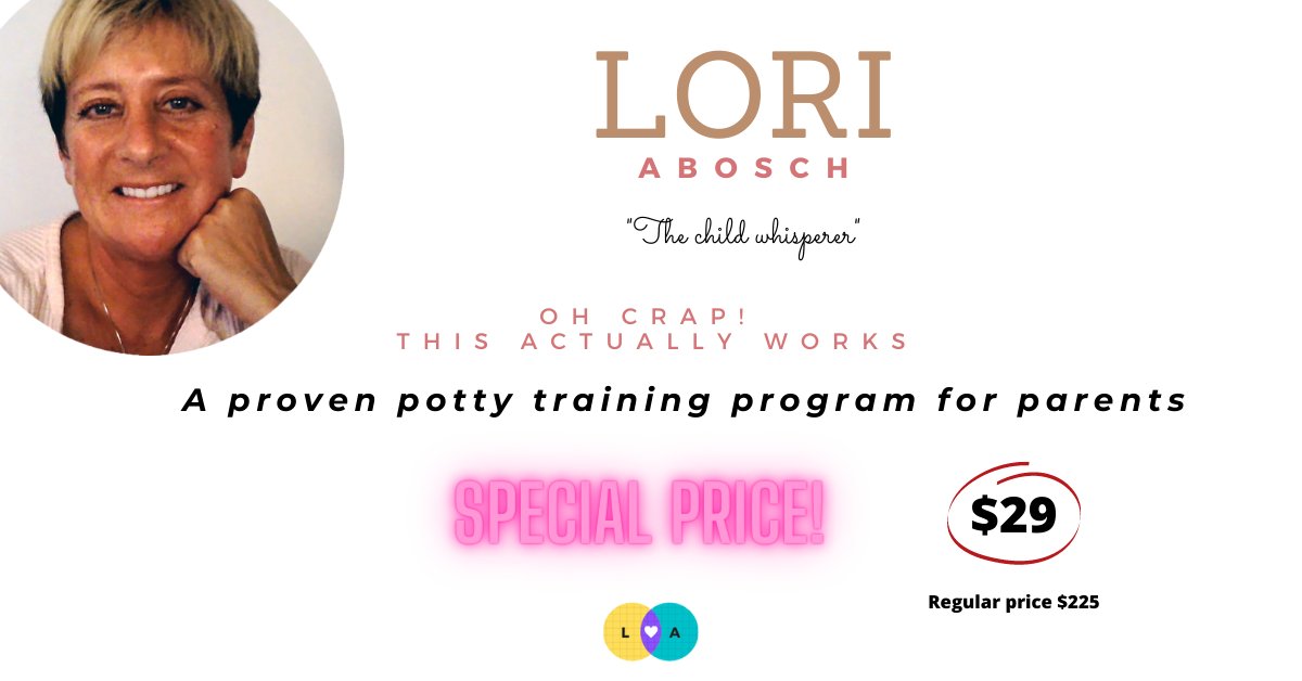 abosch_lori's tweet photo. We have made an affordable potty training program for parents that is proven to work! 
We are running a $29 special for the program!
Purchase before the sale ends.
https://t.co/adT2Z9wrG4 https://t.co/LrbeTxoKm8