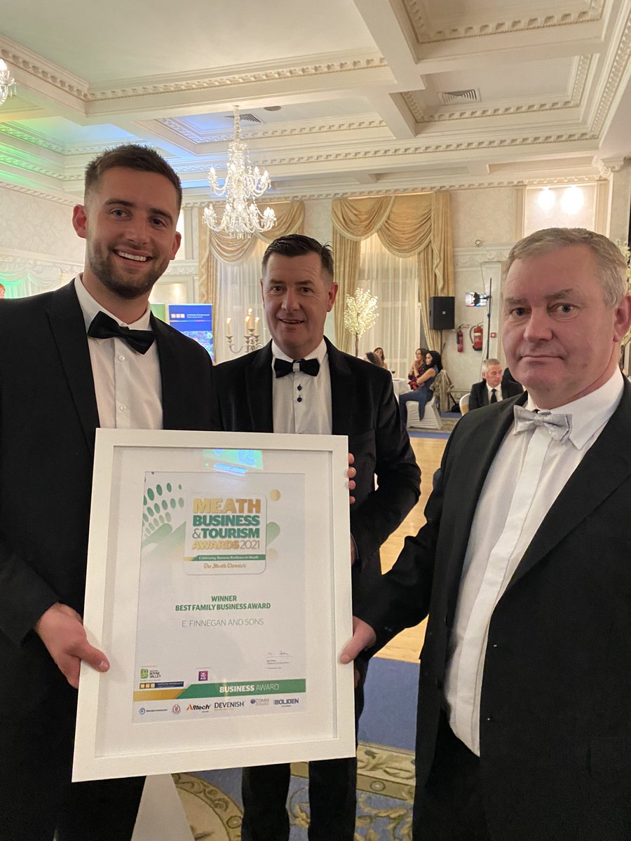 meathchronicle's tweet photo. WINNER 
Meath Business &amp; Tourism Awards 2021..

Best Family Business Award with thanks to Boliden Tara Mines is…

Finnegan’s Farm

#MBTA21 #supportlocalbusiness https://t.co/5C1MYonGEB