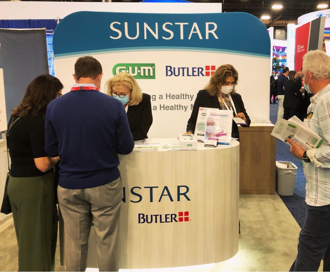 SunstarGUM's tweet photo. We're having a great time at @AmerAcadPed 's #PerioAM21 seeing dental professionals face-to-face, and being part of dentistry’s clinical future! https://t.co/5rJljHSuOX