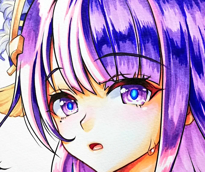 あさってのぷにケット44に向けて新作色紙製作中です。ペーパーも作ります! 