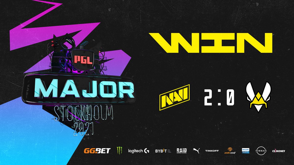 natusvincere's tweet photo. LET'S GO! We're in the #PGLMajor 2021 Semi-finals! GGs, @TeamVitality!

#CSGO #navination https://t.co/O9fOOID0Hl