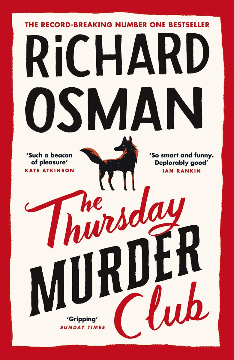 foxesfairytales's tweet photo. THE THURSDAY MURDER CLUB (Thursday Murder Club #1) by Richard Osman
#ClearUrShit A book people talk about https://t.co/LxZyrcZshy