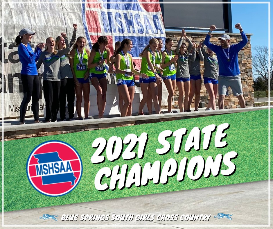 BSSDnews's tweet photo. Your Class 5 Cross Country State Champions - @SouthDistance!!

Great work by the Jaguars and all of our students and staff members across the district who competed today. We are so proud of you!

#WeAreBSSD https://t.co/X1GVk3dhbp