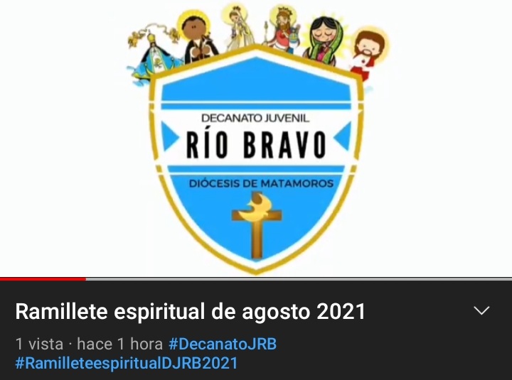 DecanatoJRB's tweet photo. El día de hoy nuestro equipo de espiritualidad nos presenta el ramillete espiritual, del pasado mes de agosto 2021🙌

#DecanatoJRB⛪
#RamilleteespiritualDJRB2021✨

Video completo en: https://t.co/w46iSHeN7d https://t.co/AcrPFoMLd9