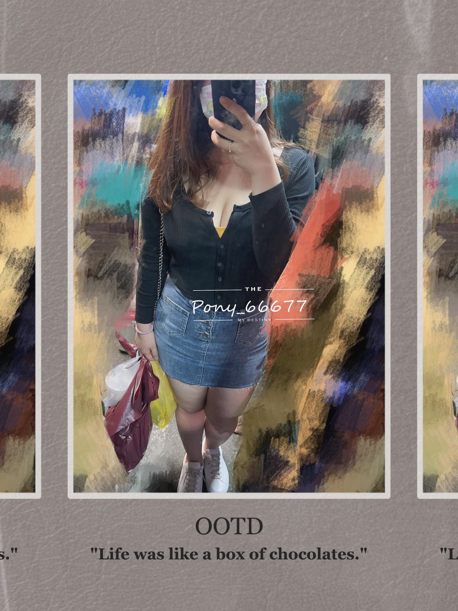 第一次發ootd
不曉得昨天晚上有沒有認識的朋朋遇到我呀😝 https://t.co/WqGWG1uJFd