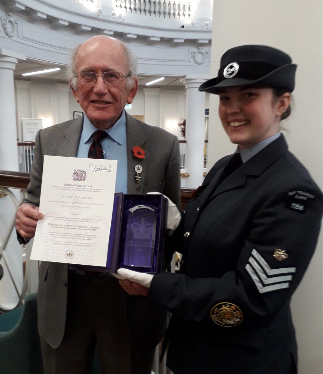 FBrierdene's tweet photo. Such a very special day at the Spanish City Dome for Friends of Brierdene. 
We were presented with Queen's Award for Voluntary Service by Lord-Lieutenant Susan Winfield.
All our volunteers are very proud of receiving the highest honour for volunteering. https://t.co/H5jVGxzsH7