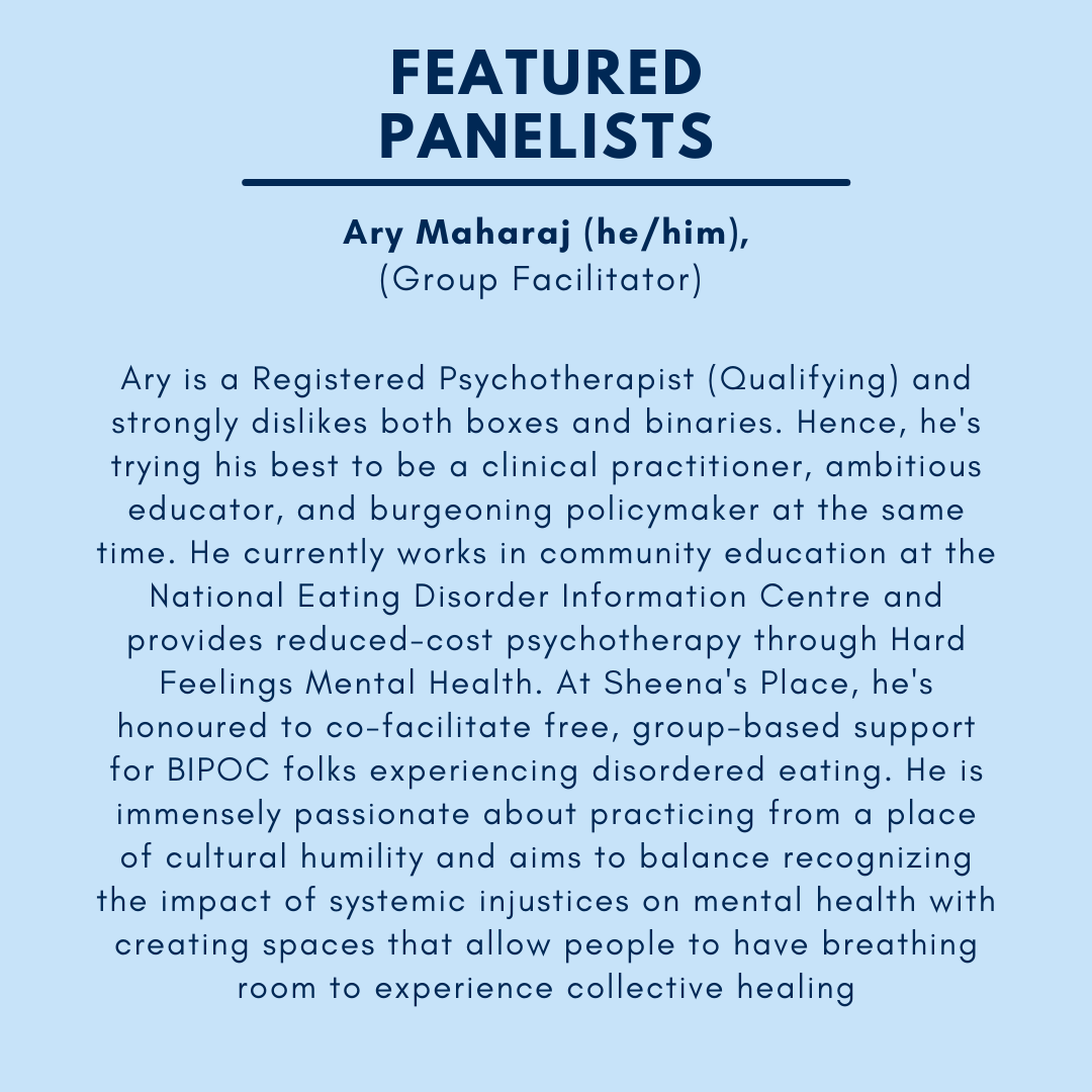 sheenasplace's tweet photo. Next up: Jeffrey Sotto, Ary Maharaj, Zac Grant, and Adam Jesin #ShoutOutForSheenasPlace #EatingDisorders #MentalHealth https://t.co/08qAvPBK0n