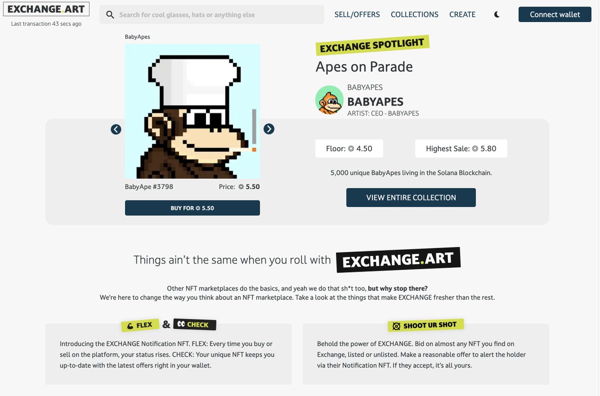 LavaRunners's tweet image. Talking to the team @exchgART today about their plans to really offer a unique Brand Experience in the #NFTCommunity  You can now send offers on NFTS that are not even LISTED! We're all for supporting quality teams and forward thinkers! Lets Create together... #2Hot #NFT #solana
